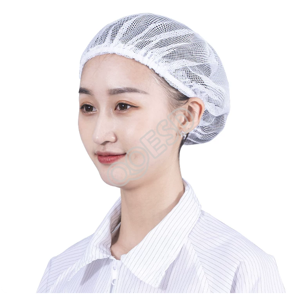 Dustproof Mesh Food Service Chef Cap - Lightweight Breathable Bouffant Head Cover & Hair Net
