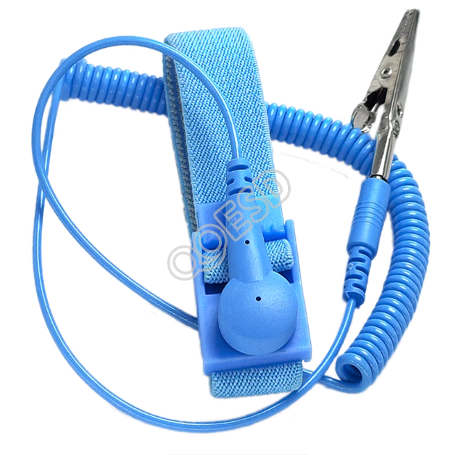 Authentic PU Corded ESD Wrist Strap - Anti Static Wristband