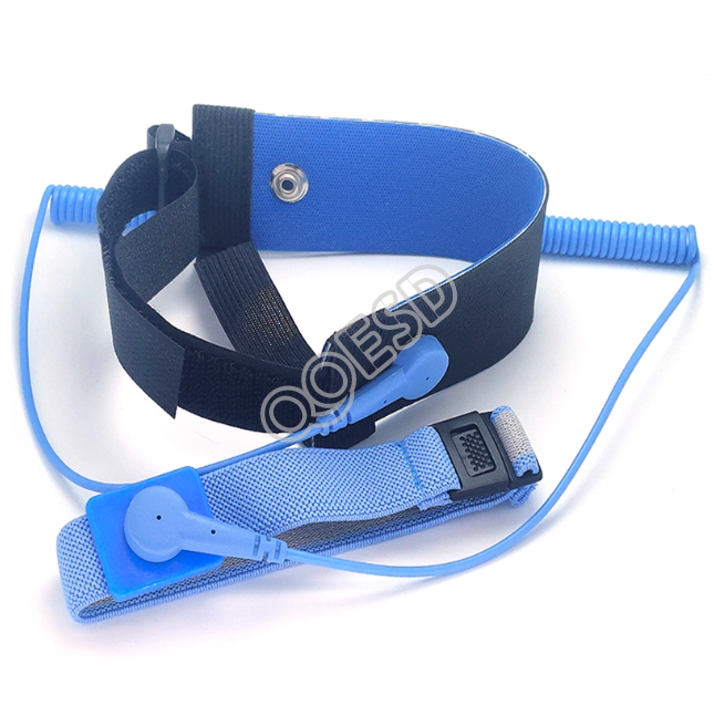 2-in-1 ESD Grounding Kit - Anti Static Wrist Strap & Heel Strap for Factory