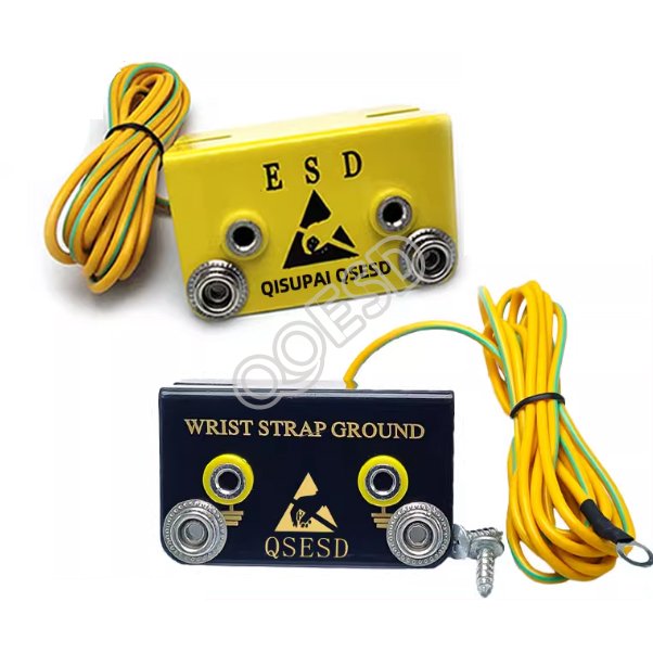 L-Shaped ESD Grounding Socket - Workbench Ground Block & Terminal