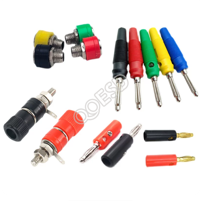 ESD Grounding Accessories - 4.0mm Banana Lantern Plugs and Panel Mount Jacks