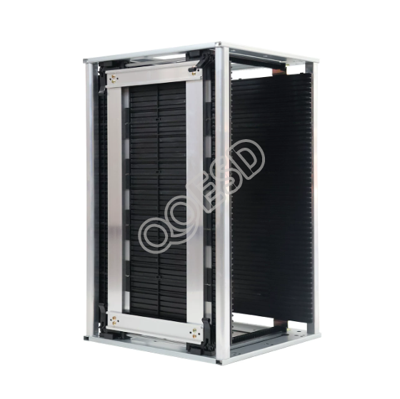 Anti-Static SMT PCB Loading & Unloading Rack | High-Temperature Resistant 50-Layer Circuit Board Magazine Rack
