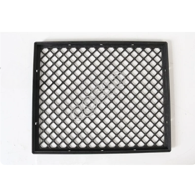 ESD Anti-Static Hollow Mesh Tray for Mobile Phone LCD Screens Black Plastic Grid Tray with Optional Non-Slip Mat
