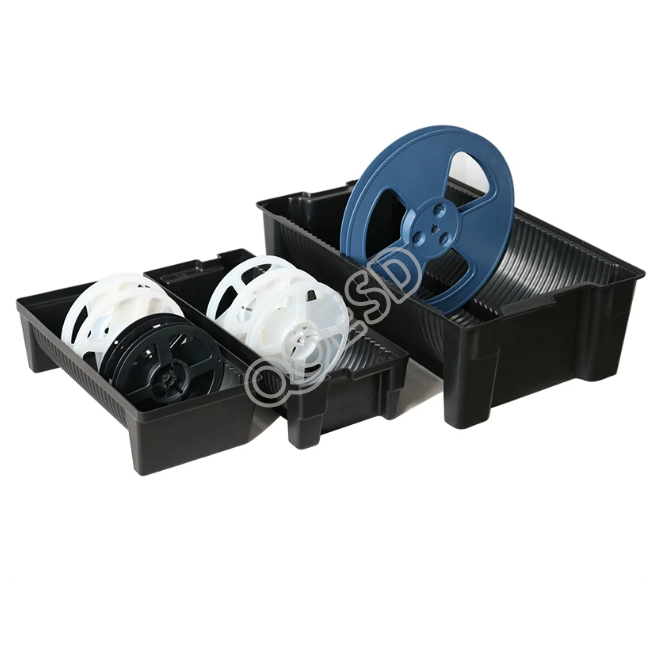 ESD Anti-Static SMT Reel Box, Round Reel Storage Rack for Resistor & Capacitor, SMD Component Storage Tray