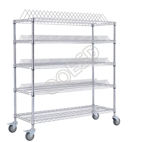 SMT Reel Storage Rack, IC Component Tray Holder, Resistor Capacitor Tape Reel Shelf, SMT Reel Cart